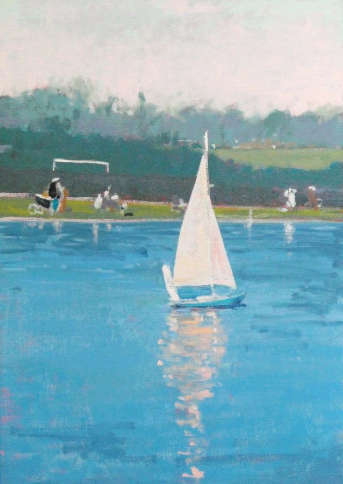 Bournville Boating Pond 1961 (Sold)