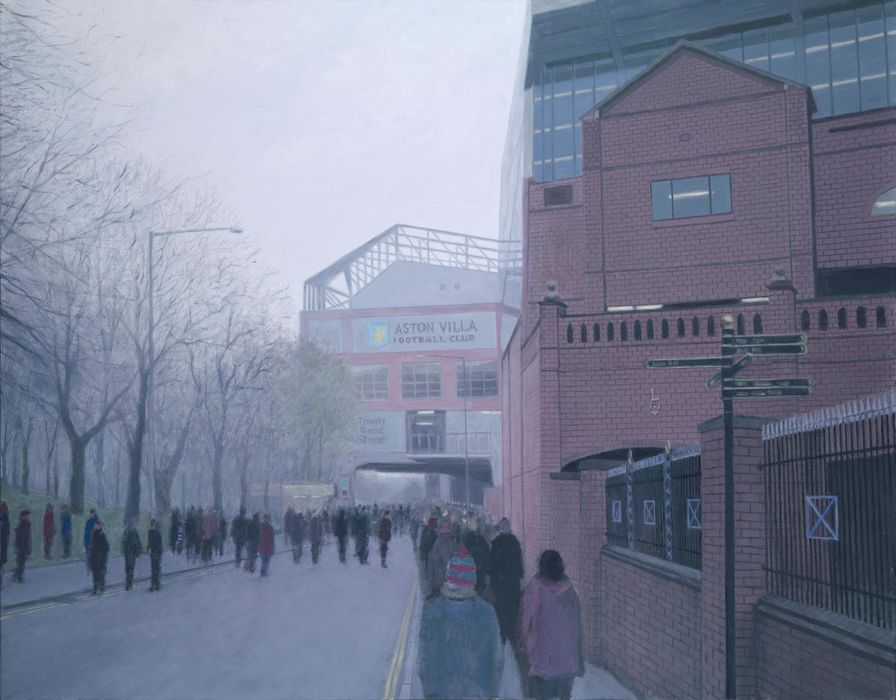 Going to the Match. Trinity Road Stand. Villa Park (SOLD)